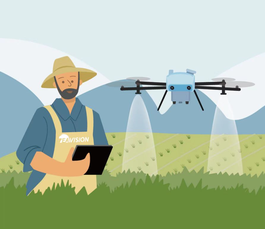 Drone Perlindungan Tanaman Membantu Pengendalian Hama Tanaman