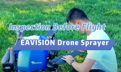 Hercules AI Intelligent Drone Sprayer Inspeksi Sebelum Penerbangan